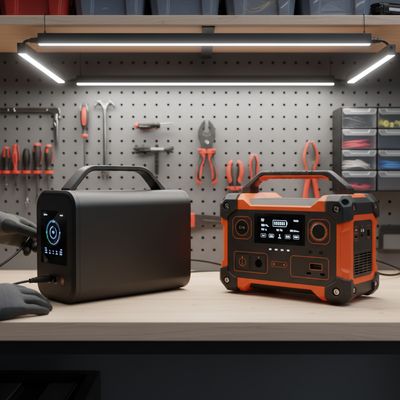 EcoFlow and Jackery power stations side by side comparison